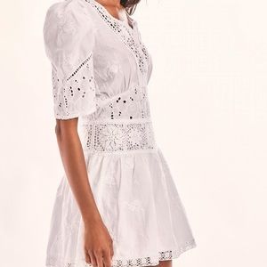 Love Shack Fancy Divine Dress in White